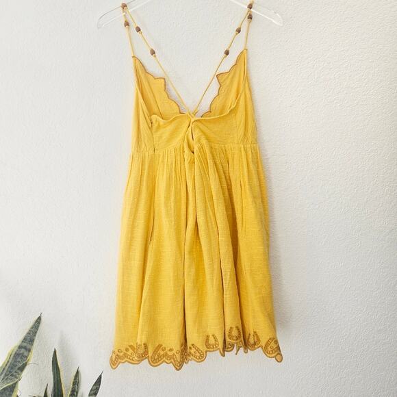 REVOLVE x House of Harlow 1960 Ravelo Mini Dress in Yellow Size M - Picture 4 of 10
